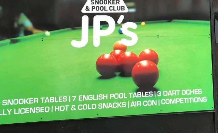 Reds racked on green baize